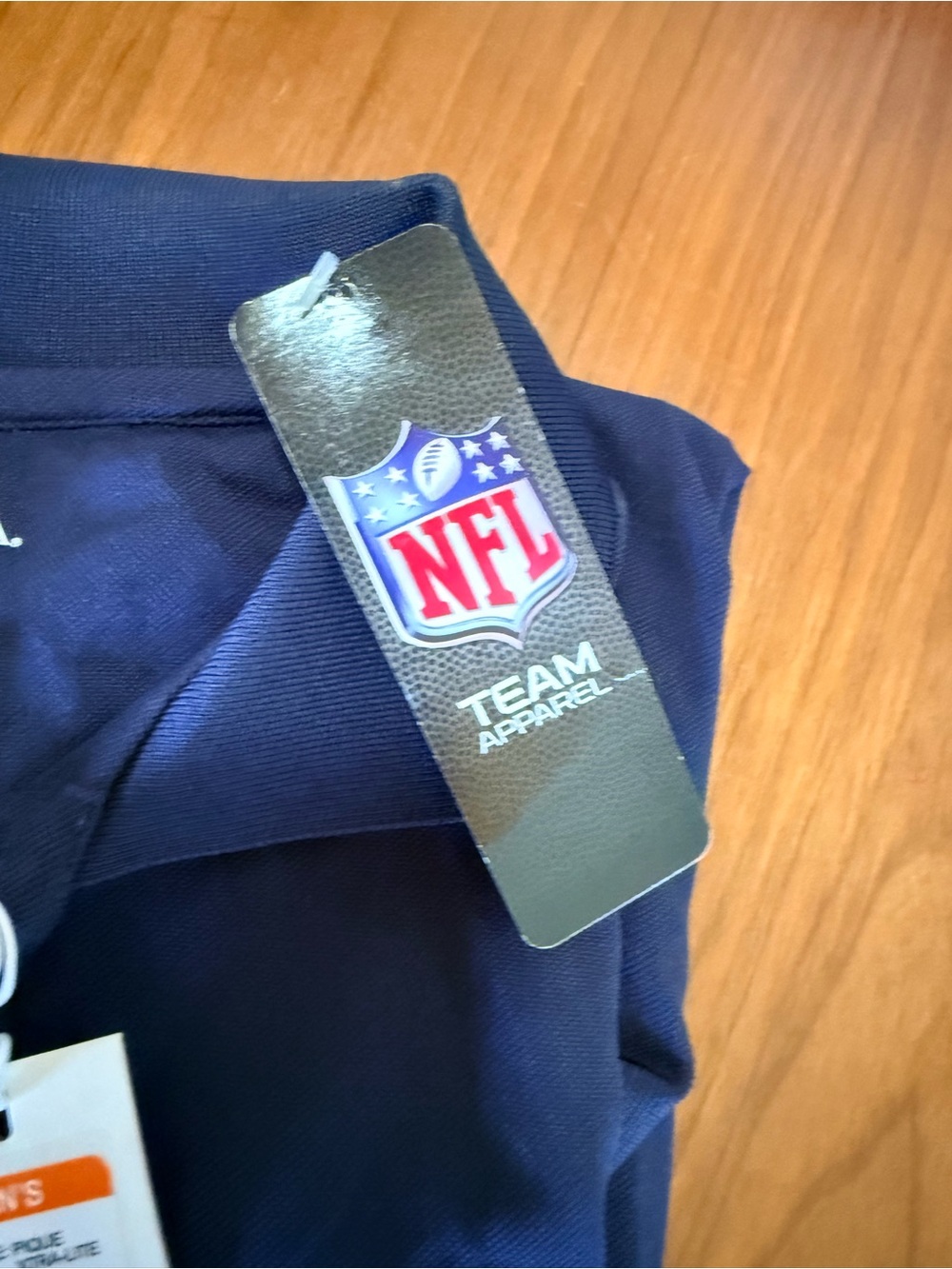 Antigua Men’s Navy Blue Patriots Polo Shirt - Picture 3 of 6
